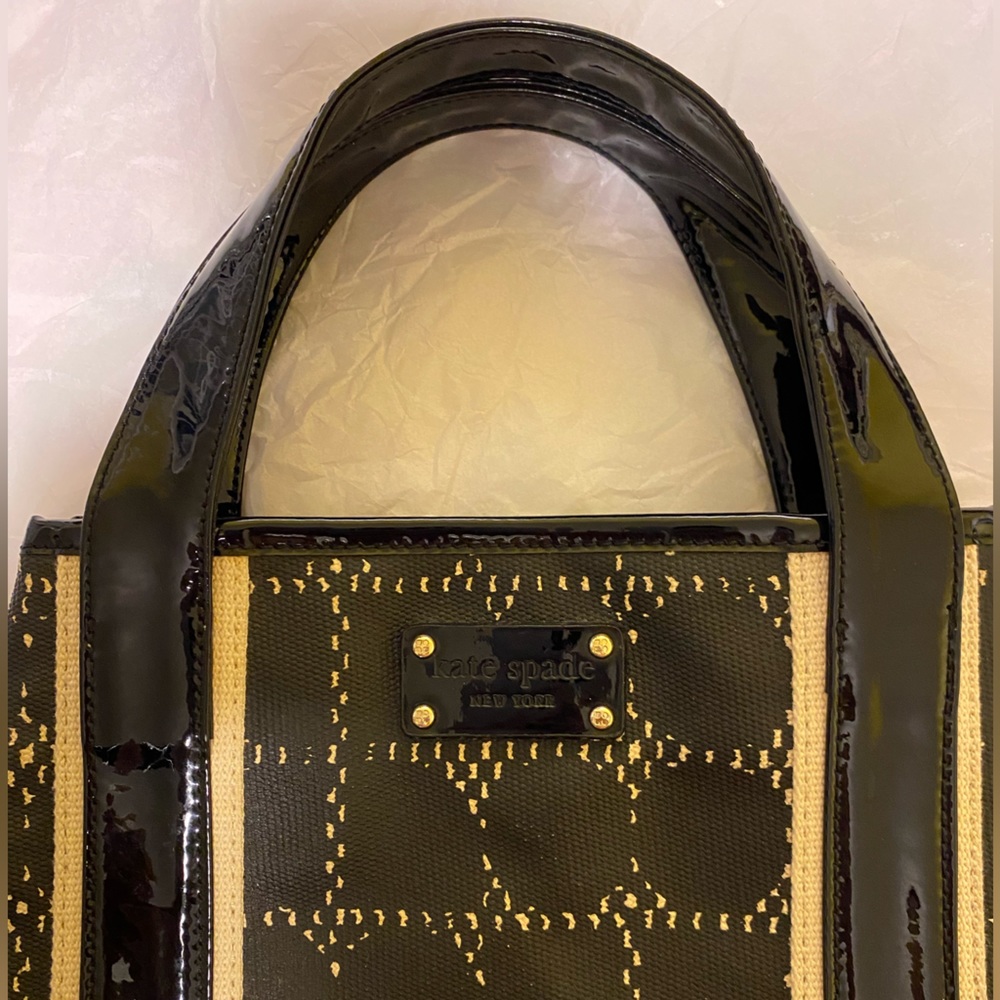 Kate spade printed black mini tote - Picture 4 of 6